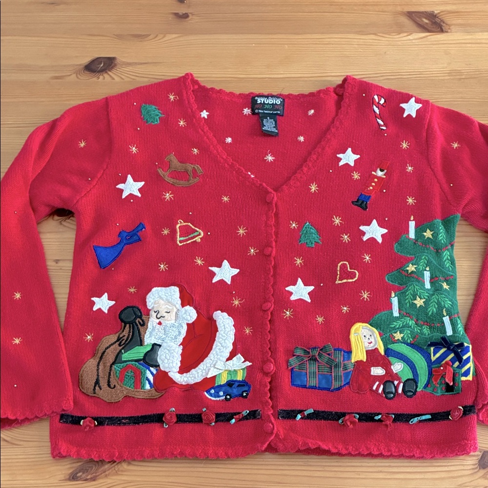Vintage 1990s Christmas Cardigan